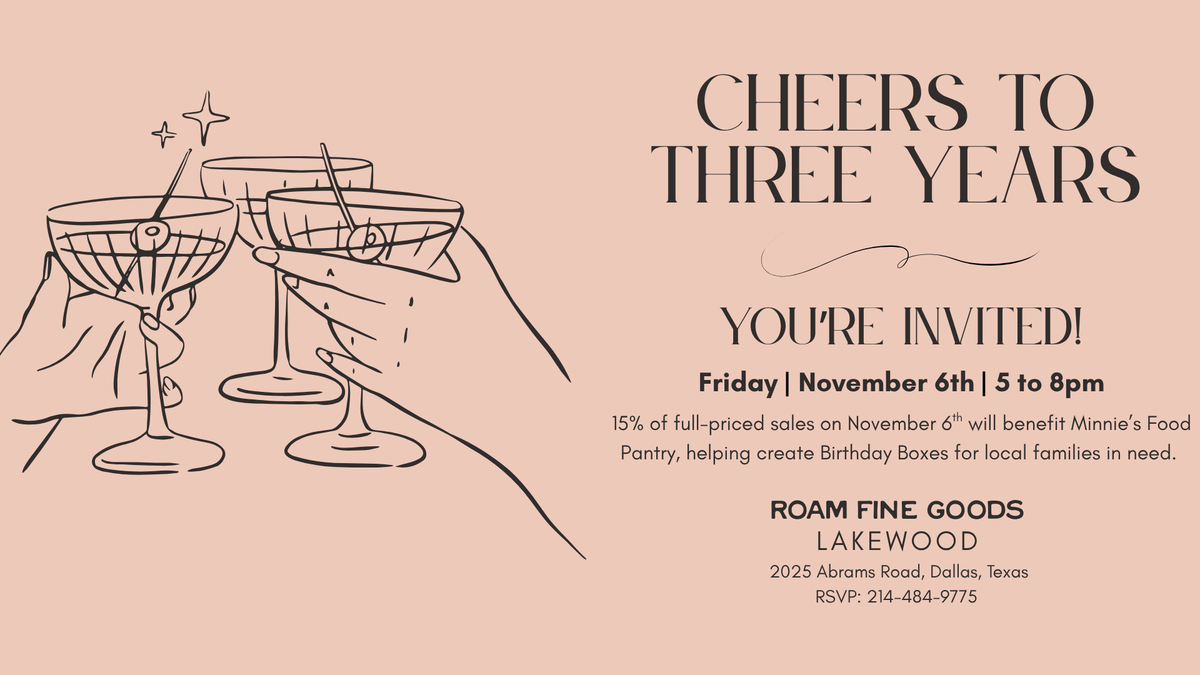 Cheers to Three