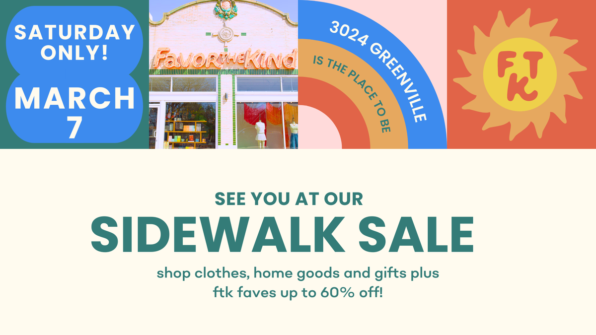 March Sidewalk Sale