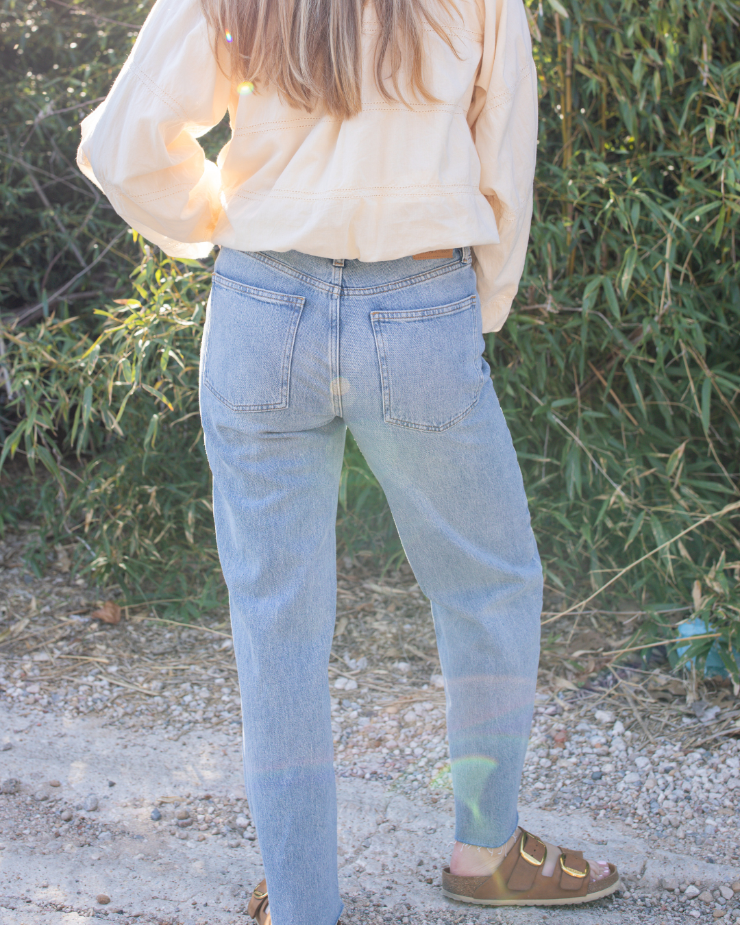 Stevie Jean in rodeo vintage wash back view