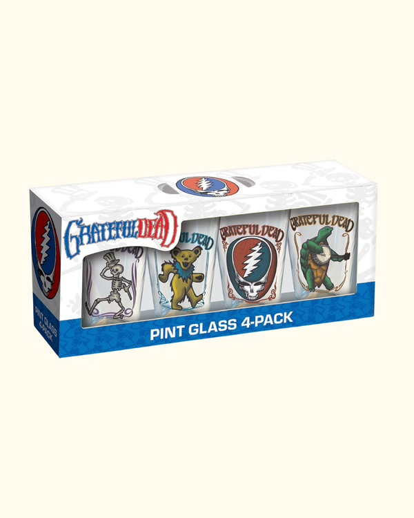 Grateful Dead Pint Glass Set Of 4 alternate view