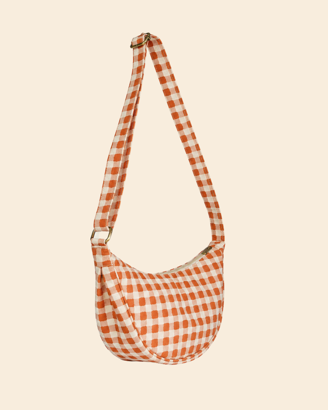 Joyn Moon Sling Bag in Harvest Gold with hand block printed cotton canvas