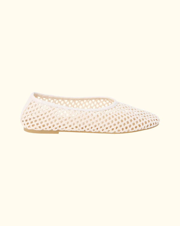 Marta Woven Flat Ivory alternate view