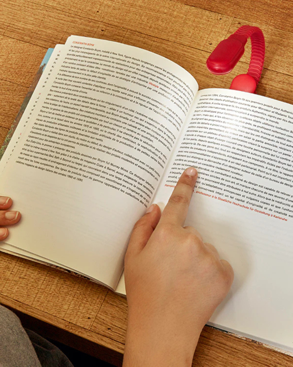 Rechargable Book Light Red alternate view