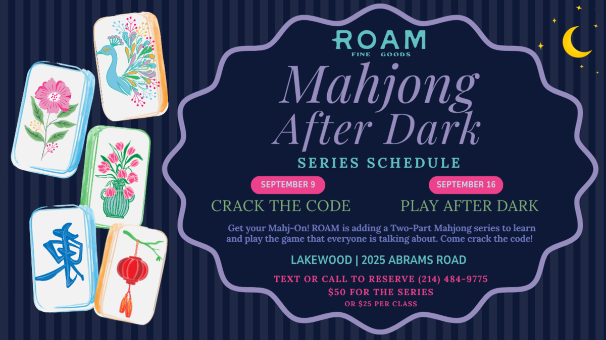 ROAM Mahjong After Dark
